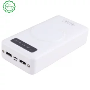 پاوربانک وایرلس دار 20.000 به همراه کابل و دو پورت مدل کین وال T2