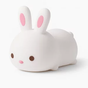 چراغ خواب فانتزی خرگوشی مدل لمسی قابل شارژ