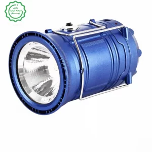 چراغ جادویی شارژی 4 کاره پاوربانک سولار ، چراغ قوه ، مطالعه و فانوس مدل 6LED