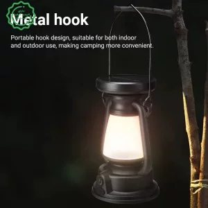 فانوس شارژی شارژ خورشیدی با 3 حالت نور مدل Lantern