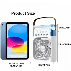 پنکه رومیزی مه پاش مدل Air Conditioner (قابلیت اتصال به پاوربانک)