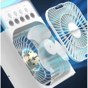 پنکه رومیزی مه پاش مدل Air Conditioner (قابلیت اتصال به پاوربانک)