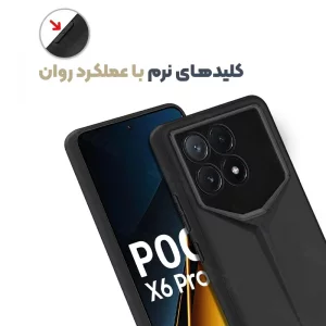 قاب پورش دیزاین مدل Rokcp برای موبایل شیائومی Poco X6 Pro