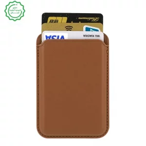 کیف مگ سیف جاکارتی دار استنددار مدل چرمی Wallet Card