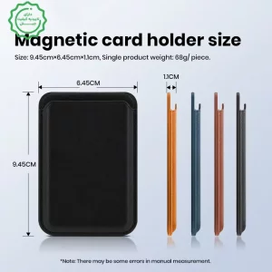 کیف مگ سیف جاکارتی دار استنددار مدل چرمی Wallet Card