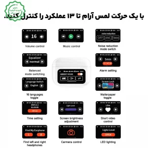 هدفون بی‌سیم نمایشگردار لمسی با قابلیت ANC/ENC مدل SOLO A5 (نسخه اورجینال)
