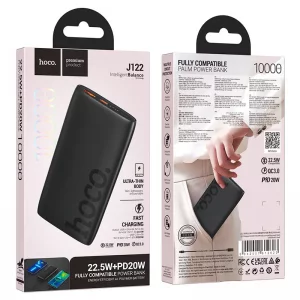 پاوربانک به ظرفیت 20.000Mah و توان 22.5 وات PD از برند هوکو مدل Hoco J122A (100% اورجینال)