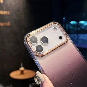 قاب گوشی شاینی کروم مدل Highlight مناسب برای IPHONE 17
