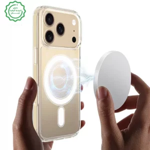 قاب شفاف مگ سیفدار مناسب برای IPHONE 17 Pro (پک اپل استوری)