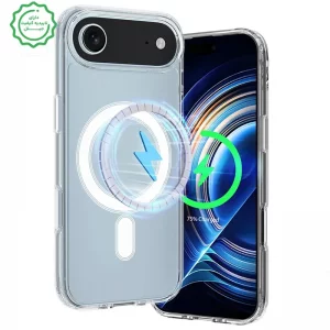 قاب شفاف مگ سیفدار مناسب برای IPHONE 17 Air (پک اپل استوری)