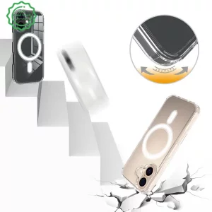 قاب شفاف مگ سیفدار مناسب برای IPHONE 17 (پک اپل استوری)