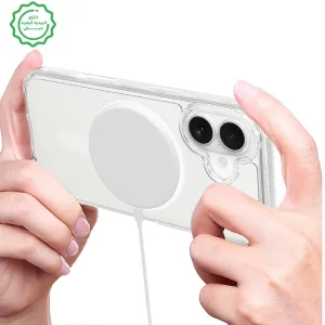 قاب شفاف مگ سیفدار مناسب برای IPHONE 17 (پک اپل استوری)