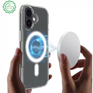 قاب شفاف مگ سیفدار مناسب برای IPHONE 17 (پک اپل استوری)