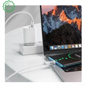 کابل شارژ ال ای دی دار Type-c به Type-c به طول 1.2 متر 60W مدل BOROFONE U46