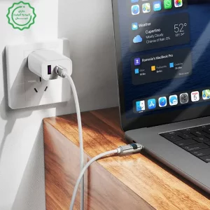 کابل شارژ ال ای دی دار Type-c به Type-c به طول 1.2 متر و توان 60W 3A مدل HOCO U137