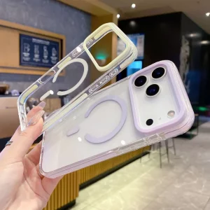 کاور شفاف دوررنگی مگ سیف مدل ORYXUS مناسب برای iPHONE 17