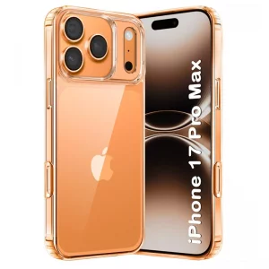 کاور شفاف دکمه فلزی اورجینال مناسب برای گوشی IPHONE 17 Pro Max از برند Berlia