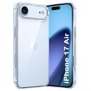 کاور شفاف دکمه فلزی اورجینال مناسب برای گوشی IPHONE 17 Air از برند Berlia
