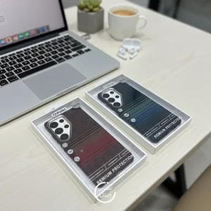 قاب طرح کربنی مگ سیف دار iPefet مناسب برای گوشی Samsung Galaxy A55