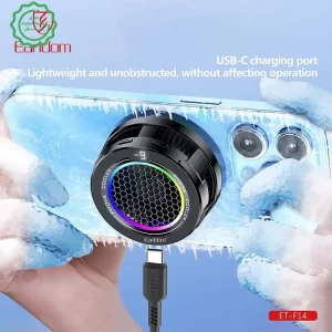 فن خنک کننده گوشی موبایل مدل RGB مگنتی Earldom F14 (100% اورجینال)