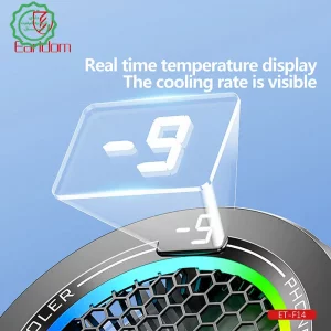فن خنک کننده گوشی موبایل مدل RGB مگنتی Earldom F14 (100% اورجینال)