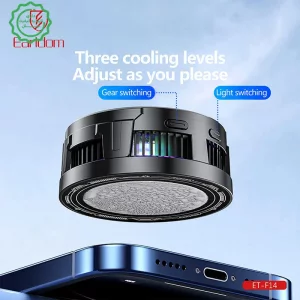 فن خنک کننده گوشی موبایل مدل RGB مگنتی Earldom F14 (100% اورجینال)