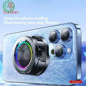 فن خنک کننده گوشی موبایل مدل RGB مگنتی Earldom F14 (100% اورجینال)