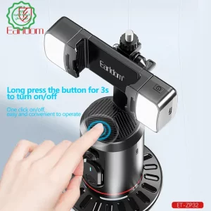 سه پایه و گیمبال ردیاب خودکار چهره 360 با AI درجه مدل Earldom ZP32 (100% اورجینال)