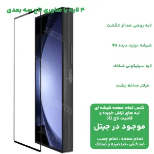 محافظ صفحه نمایش شیشه ای گوشی Samsung Galaxy Z Fold 6