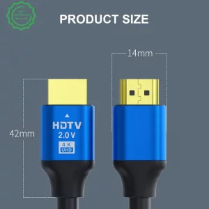 کابل HDMI مدل 4K 2.0V به طول 3 متر HDTV Premium