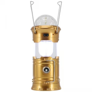 چراغ جادویی شارژی 5 کاره پاوربانک ، چراغ قوه ، مطالعه ، فانوس و رقص نور مدل 6LED