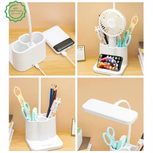 چراغ مطالعه رومیزی شارژی مدل لمسی سه حالته LED Desk