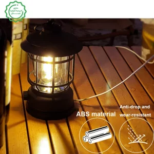 فانوس شارژی کمپینگ با نور قابل تنظیم مدل Camping Lantern