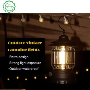 فانوس شارژی کمپینگ با نور قابل تنظیم مدل Camping Lantern