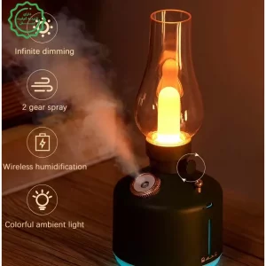 دستگاه بخور سرد به همراه چراغ خواب شارژی مدل فانوسی Lamp Lantern
