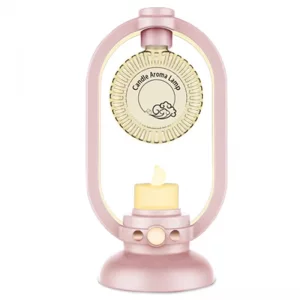 دستگاه بخور سرد معطر با نور RGB مدل شمعی Aroma Lamp