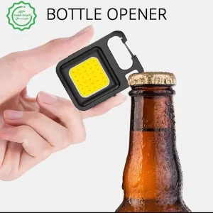 چراغ قوه شارژی جیبی مدل مگنتی پایه دار Light Keychain