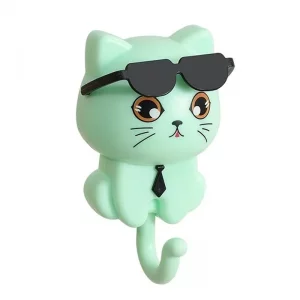 جاسوییچی و پایه نگهدارنده دیواری طرح گربه Cat Coat