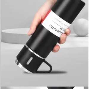 فلاسک آب به همراه 3 کاپ با ظرفیت 500 میلی لیتر مدل Vacuum Bottle