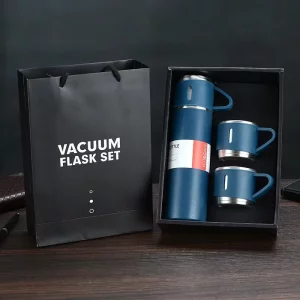 فلاسک آب به همراه 3 کاپ با ظرفیت 500 میلی لیتر مدل Vacuum Bottle