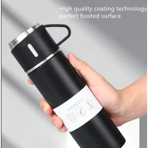 فلاسک آب به همراه 3 کاپ با ظرفیت 500 میلی لیتر مدل Vacuum Bottle