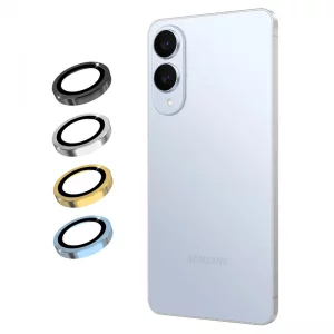 محافظ لنز دوربین Samsung Galaxy S25 Edge رینگی مدل شیشه ای آلومینیومی