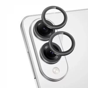محافظ لنز دوربین Samsung Galaxy S25 Edge رینگی مدل شیشه ای آلومینیومی