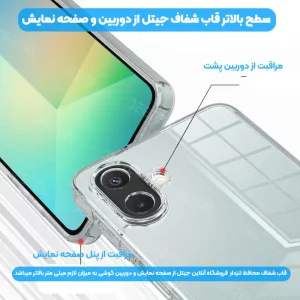 قاب گوشی Samsung Galaxy A07 مدل ژله ای محافظ لنزدار
