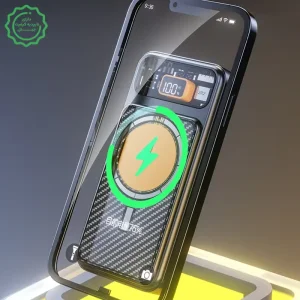 پاوربانک وایرلس شارژ مگ سیف به ظرفیت 20.000Mah و توان 22.5 وات PD QC3.0 مدل WP20