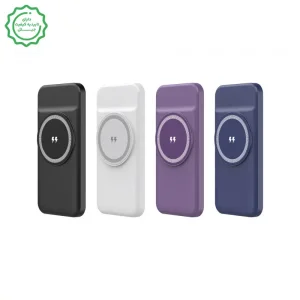 پاوربانک وایرلس شارژ مگ سیف به ظرفیت 10.000Mah و توان 22.5 وات PD QC3.0 مدل WP19