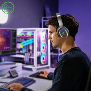 هدفون بلوتوثی با قابلیت RGB مدل Earldom BH-85 (100% اورجینال)