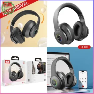 هدفون بلوتوثی با قابلیت RGB مدل Earldom B07 (100% اورجینال)