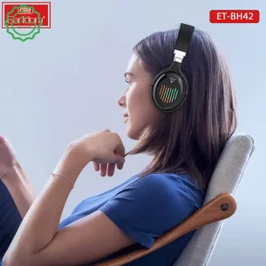هدفون بلوتوثی با قابلیت RGB مدل Earldom BH-42 (100% اورجینال)
