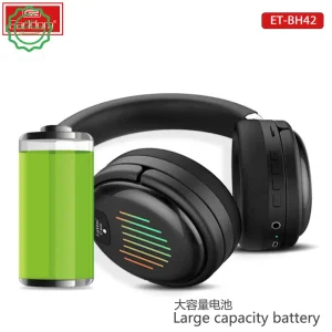 هدفون بلوتوثی با قابلیت RGB مدل Earldom BH-42 (100% اورجینال)